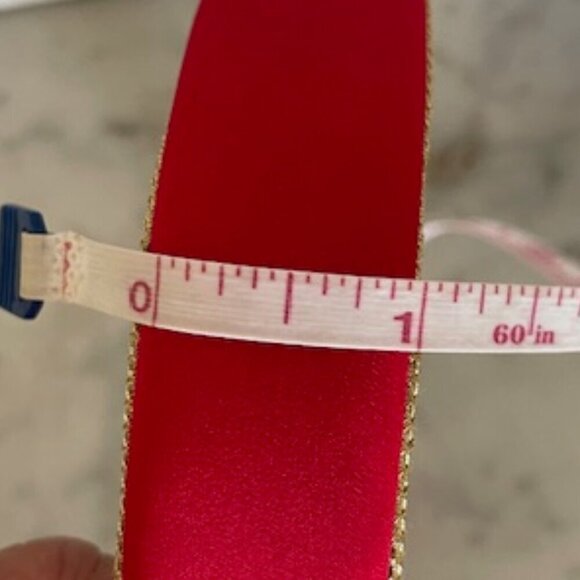 DEBORAH RHODES MOCHA Red Gold Padded Vintage Headband - Picture 12 of 14